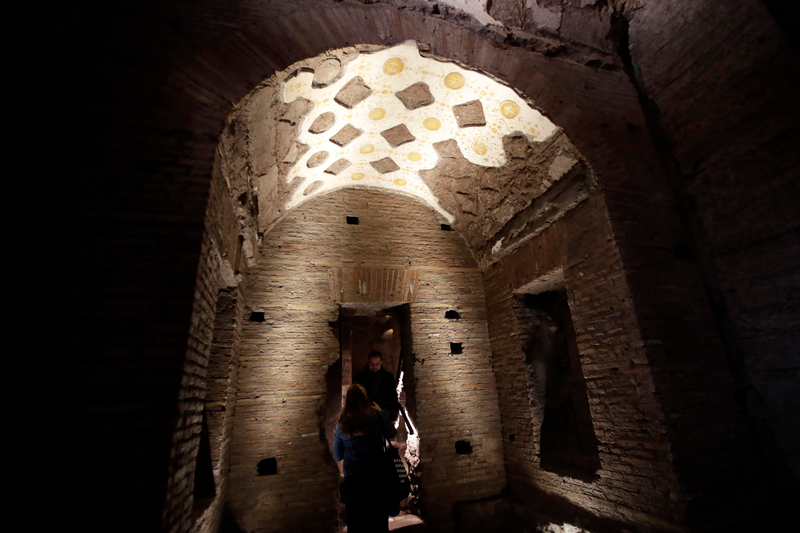 Illustration for article titled Descubren una cámara subterránea oculta en el palacio del emperador romano Nerón